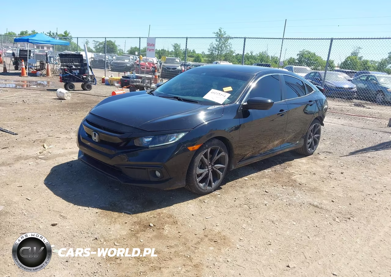 2020 Honda Civic Sport VIN:19XFC2F89LE025386 - 2