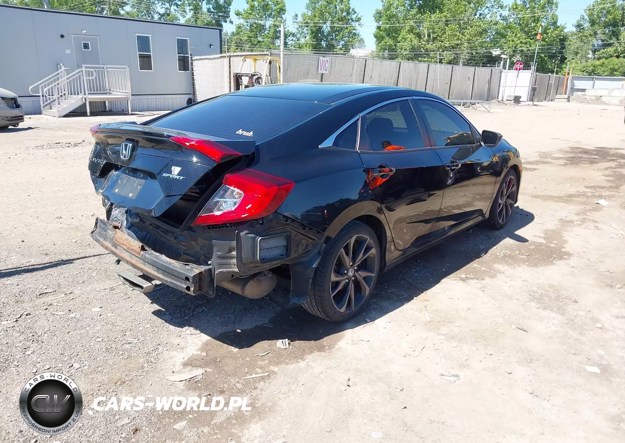 2020 Honda Civic Sport VIN:19XFC2F89LE025386 - 4
