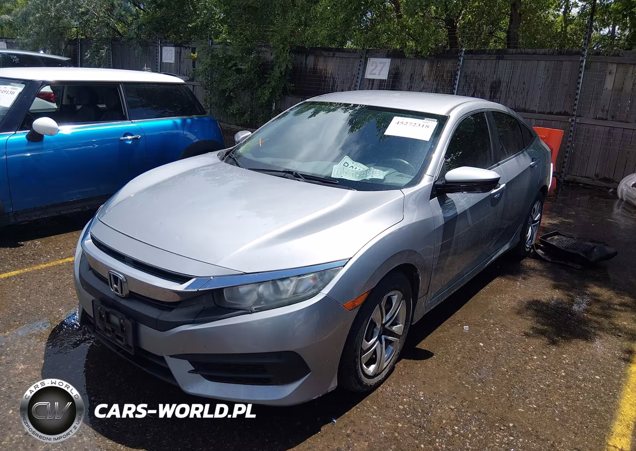 2016 Honda Civic Lx VIN:19XFC2F52GE020946 - 2