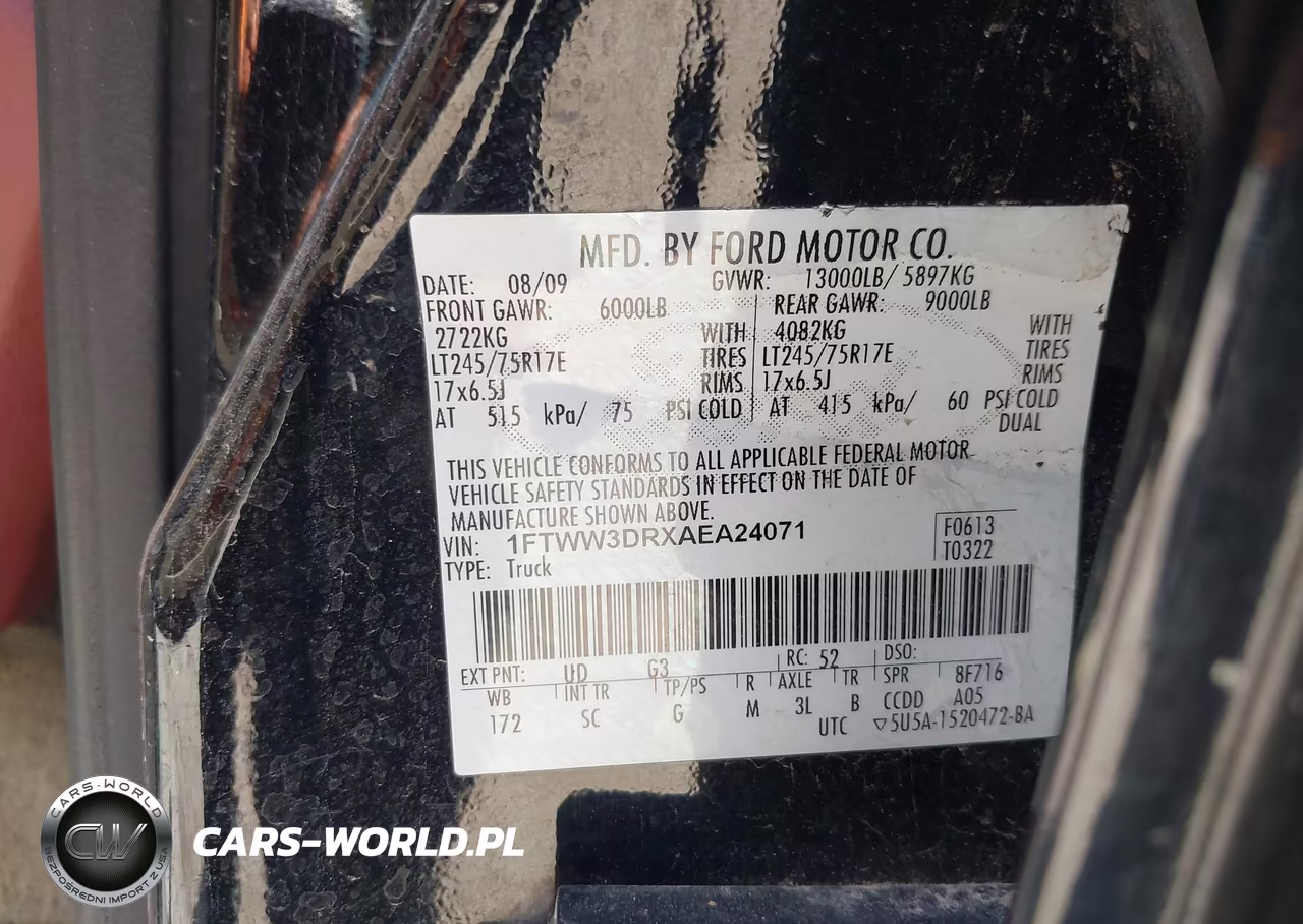 2010 Ford F-350 King Ranch VIN:1FTWW3DRXAEA24071 - 8