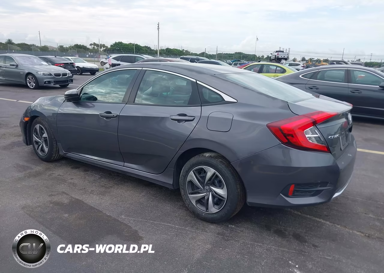 2019 Honda Civic Lx VIN:2HGFC2F65KH596716 - 3