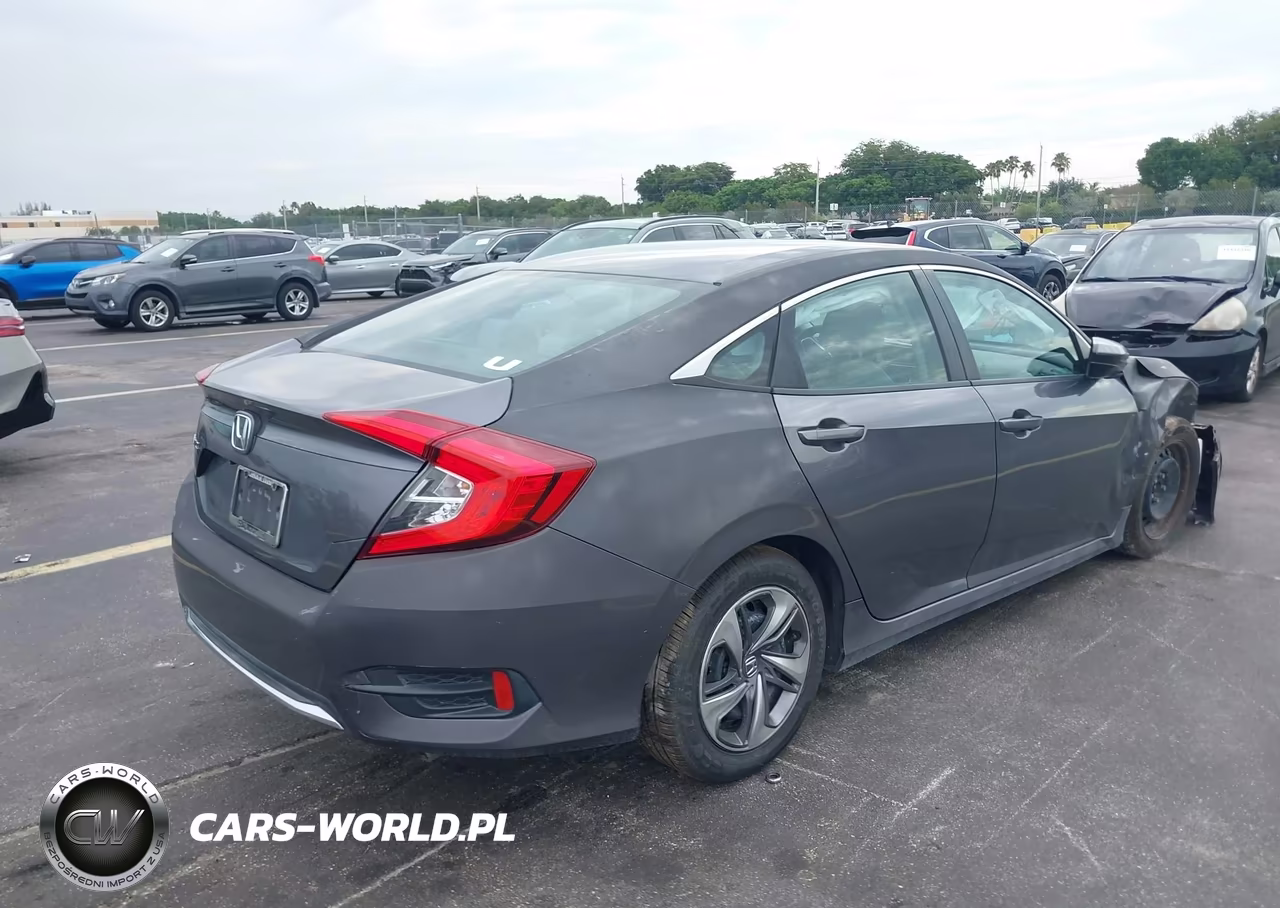 2019 Honda Civic Lx VIN:2HGFC2F65KH596716 - 4