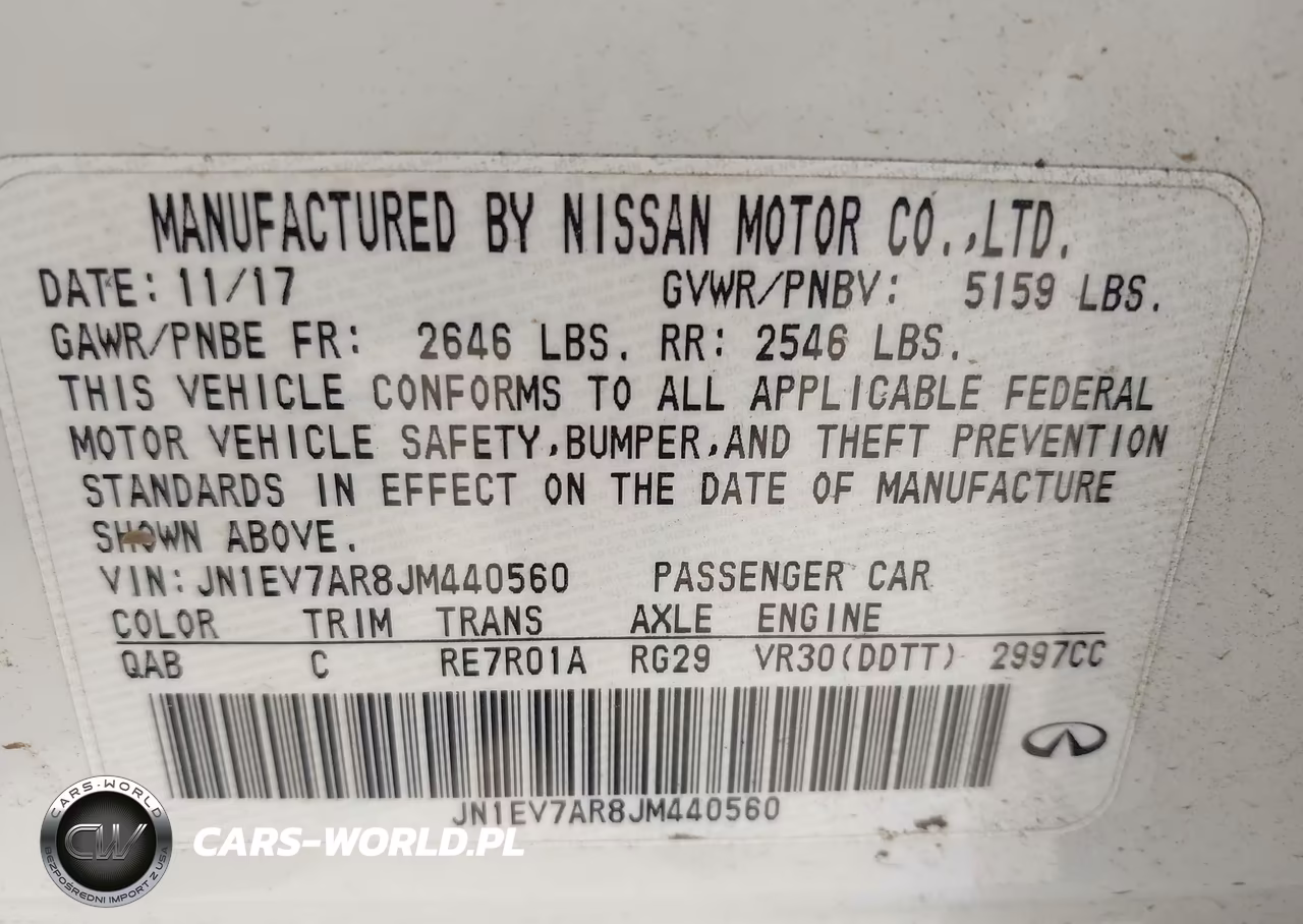 2018 Infiniti Q50 3.0T Luxe VIN:JN1EV7AR8JM440560 - 9