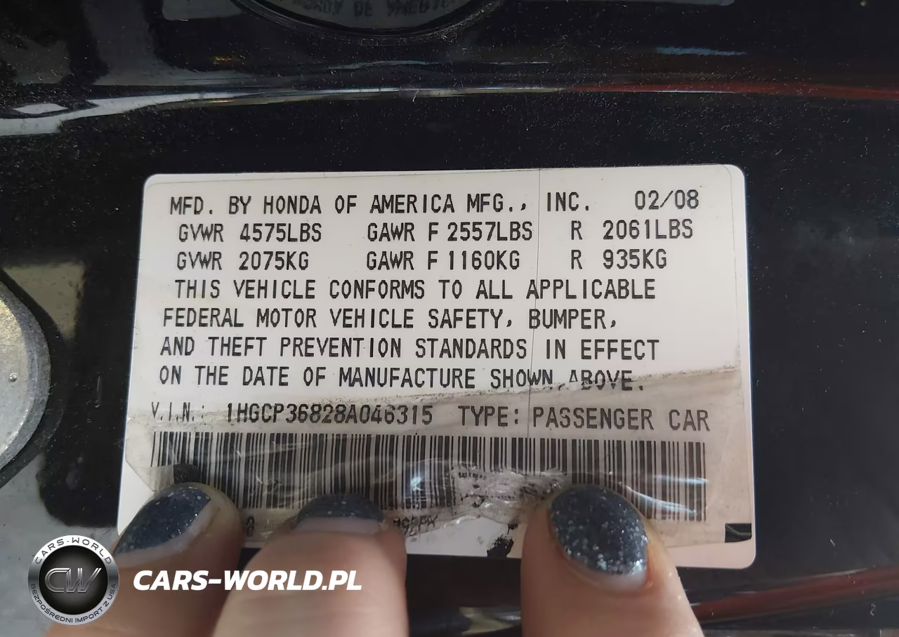 2008 Honda Accord 3.5 Ex-L VIN:1HGCP36828A046315 - 9