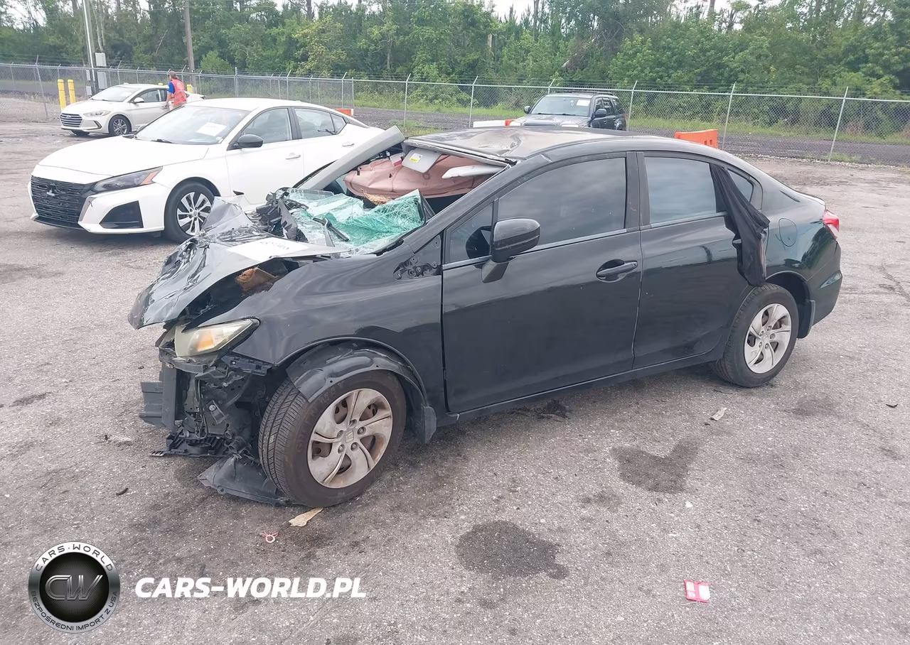 2014 Honda Civic Lx VIN:19XFB2F5XEE073233 - 2