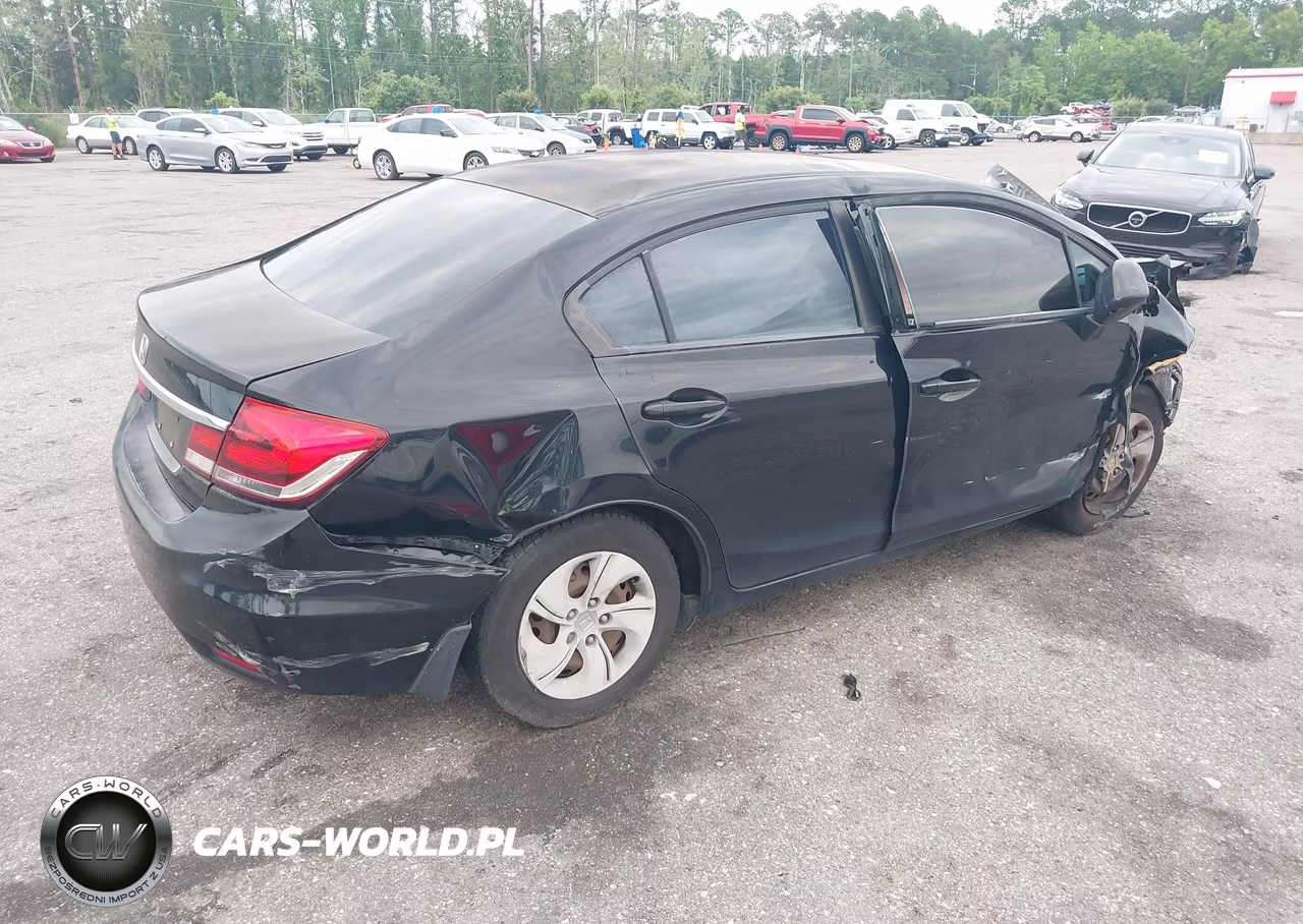 2014 Honda Civic Lx VIN:19XFB2F5XEE073233 - 4