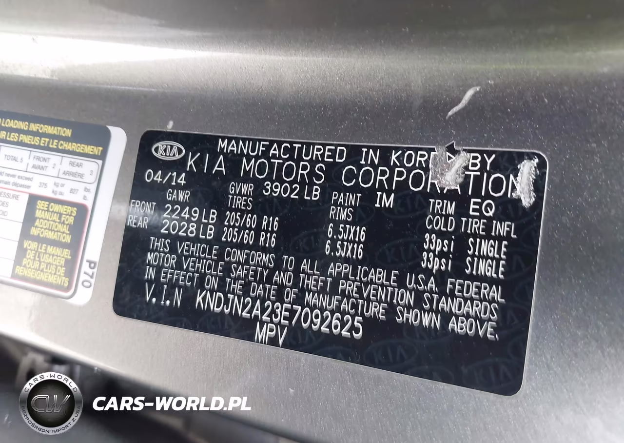 2014 Kia Soul VIN:KNDJN2A23E7092625 - 9