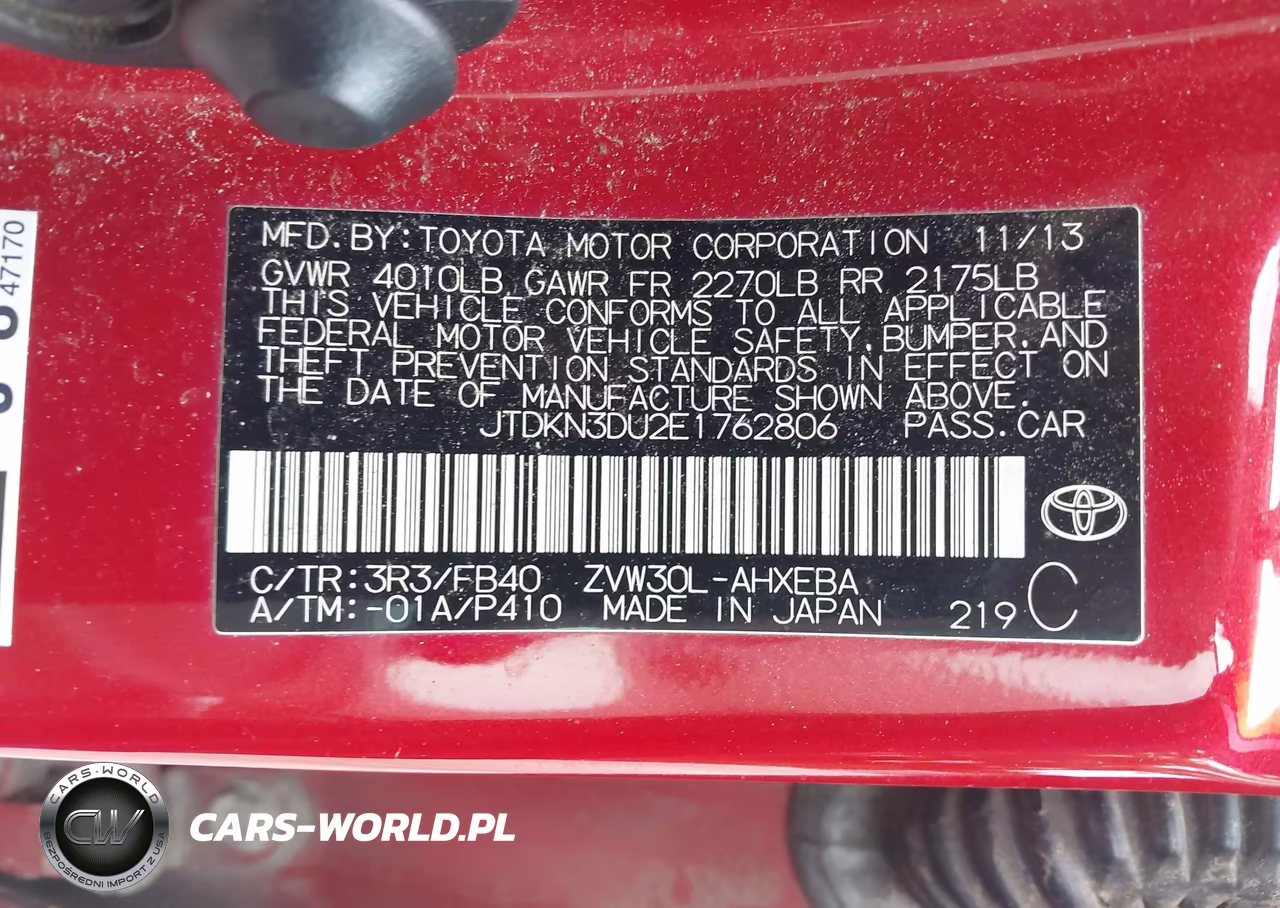 2014 Toyota Prius Three VIN:JTDKN3DU2E1762806 - 9