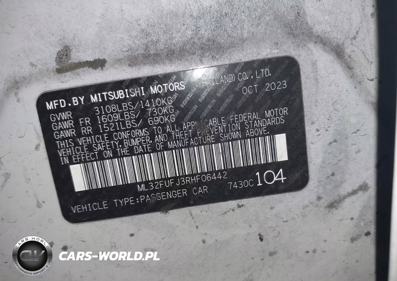 2024 Mitsubishi Mirage G4 Black Edition-Es-Le VIN:ML32FUFJ3RHF06442 - 9