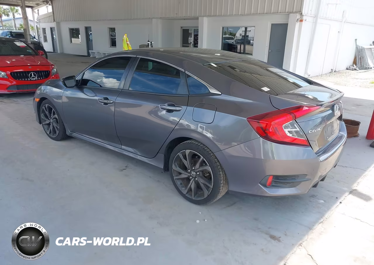 2019 Honda Civic Sport VIN:2HGFC2F82KH509887 - 3