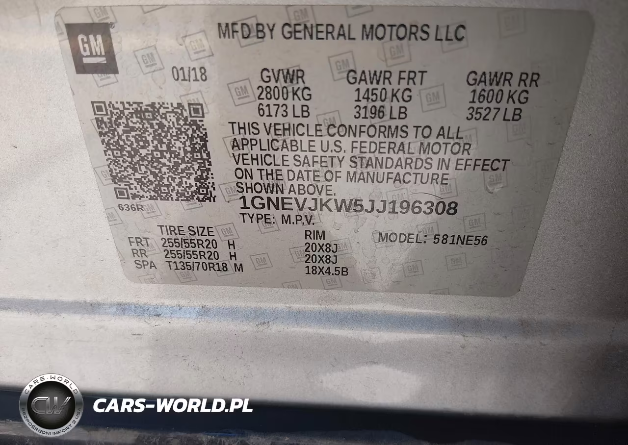 2018 Chevrolet Traverse Premier VIN:1GNEVJKW5JJ196308 - 9