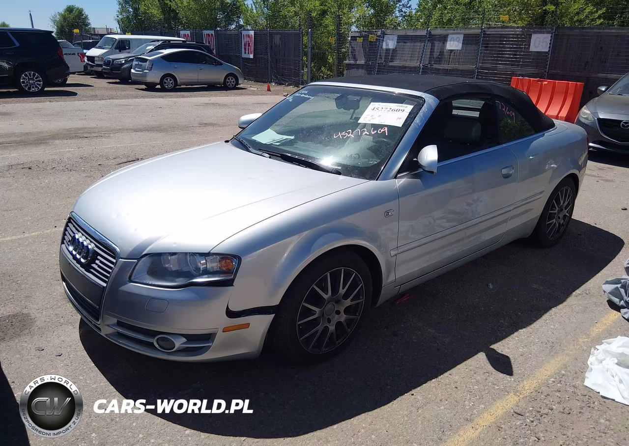 2007 Audi A4 3.2 VIN:WAUDH48H07K018716 - 2