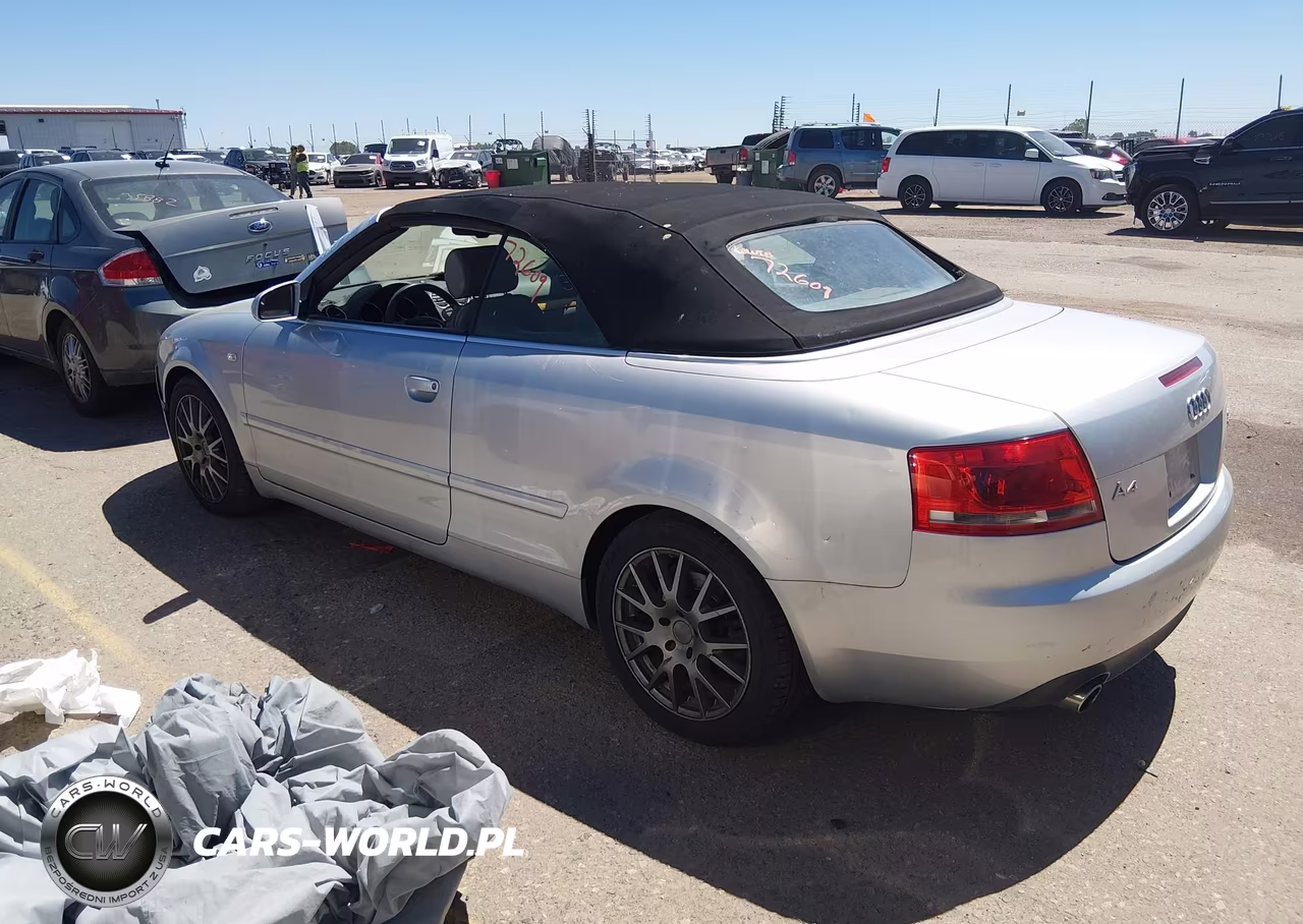 2007 Audi A4 3.2 VIN:WAUDH48H07K018716 - 3