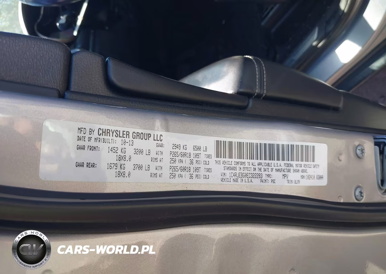 2014 Jeep Grand Cherokee Limited VIN:1C4RJEBG0EC322283 - 9