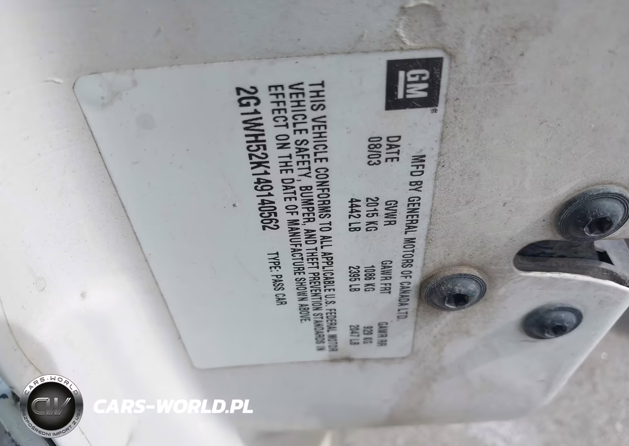 2004 Chevrolet Impala Ls VIN:2G1WH52K149140562 - 9