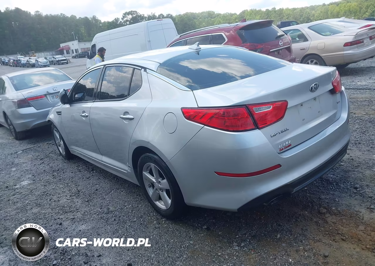 2014 Kia Optima Lx VIN:5XXGM4A70EG329941 - 3