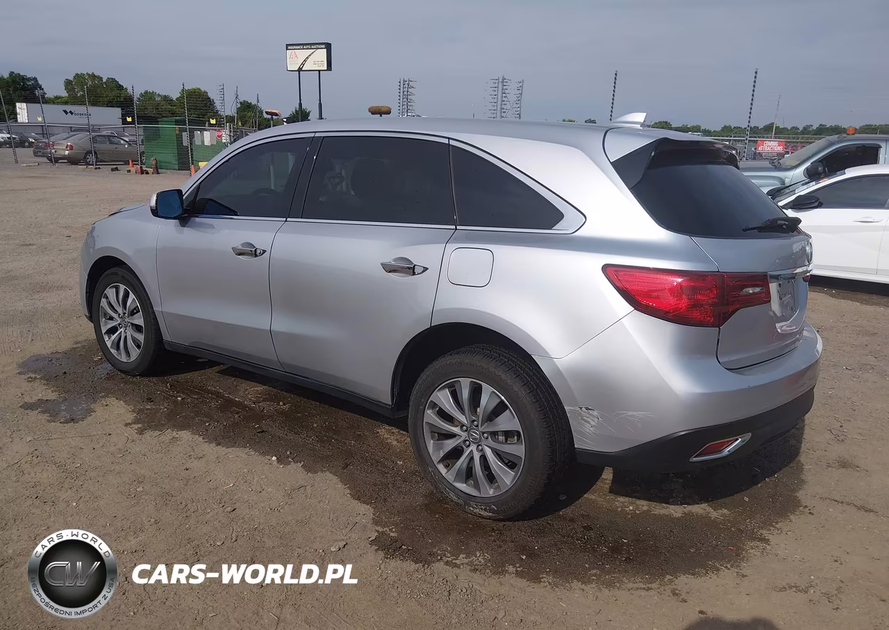 2015 Acura Mdx Technology Package VIN:5FRYD4H40FB015533 - 3