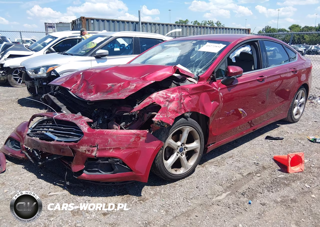 2016 Ford Fusion S VIN:3FA6P0G77GR168999 - 2