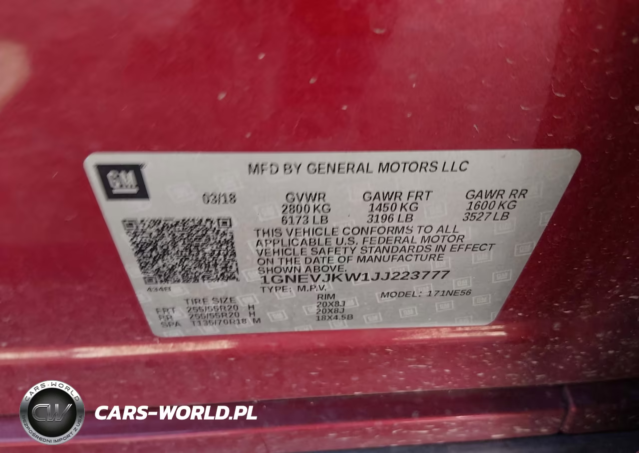 2018 Chevrolet Traverse Premier VIN:1GNEVJKW1JJ223777 - 9