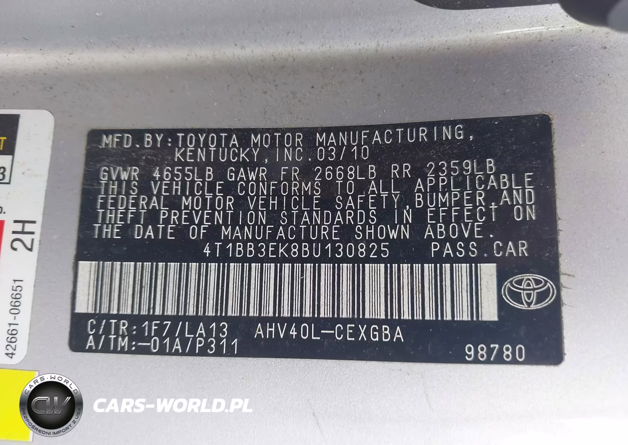 2011 Toyota Camry Hybrid VIN:4T1BB3EK8BU130825 - 9