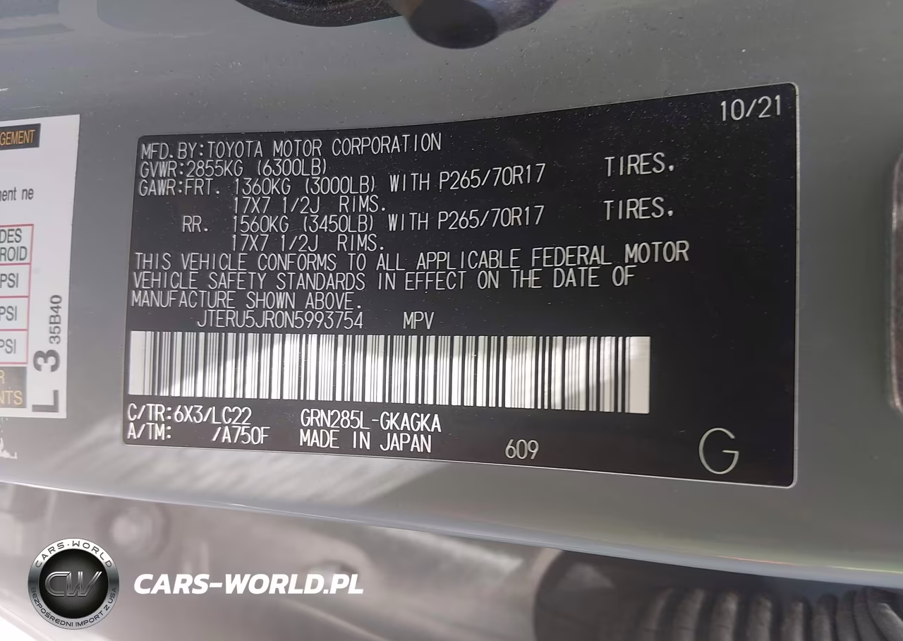 2022 Toyota 4Runner Trd Off Road Premium VIN:JTERU5JR0N5993754 - 9