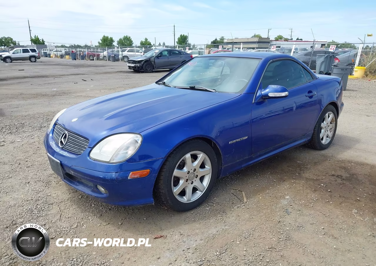 2001 Mercedes-Benz Slk 230 Kompressor VIN:WDBKK49F31F225107 - 2