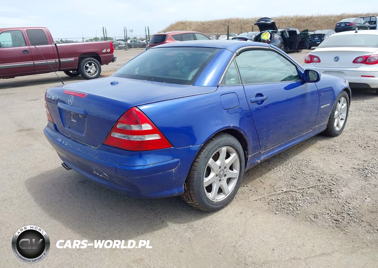 2001 Mercedes-Benz Slk 230 Kompressor VIN:WDBKK49F31F225107 - 4