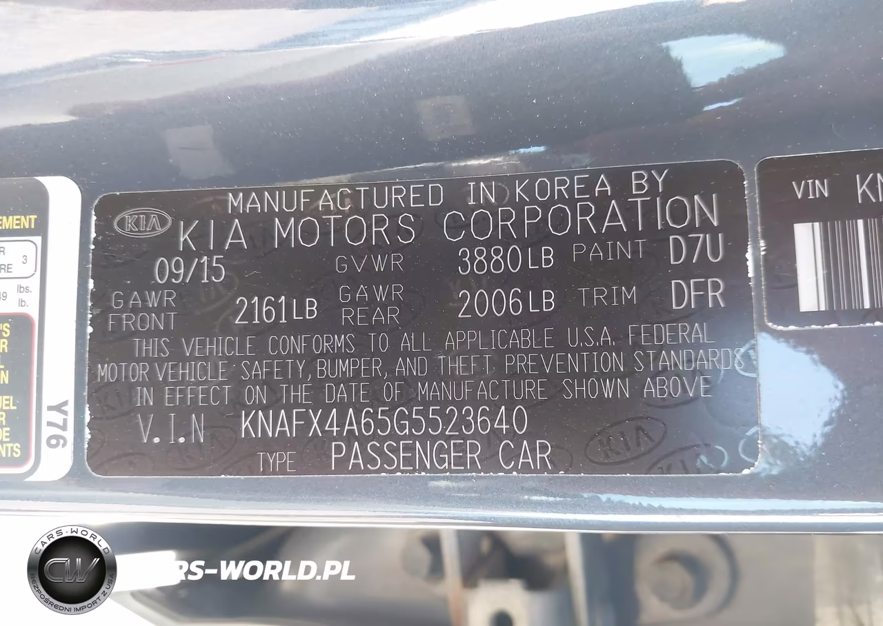 2016 Kia Forte Lx VIN:KNAFX4A65G5523640 - 9