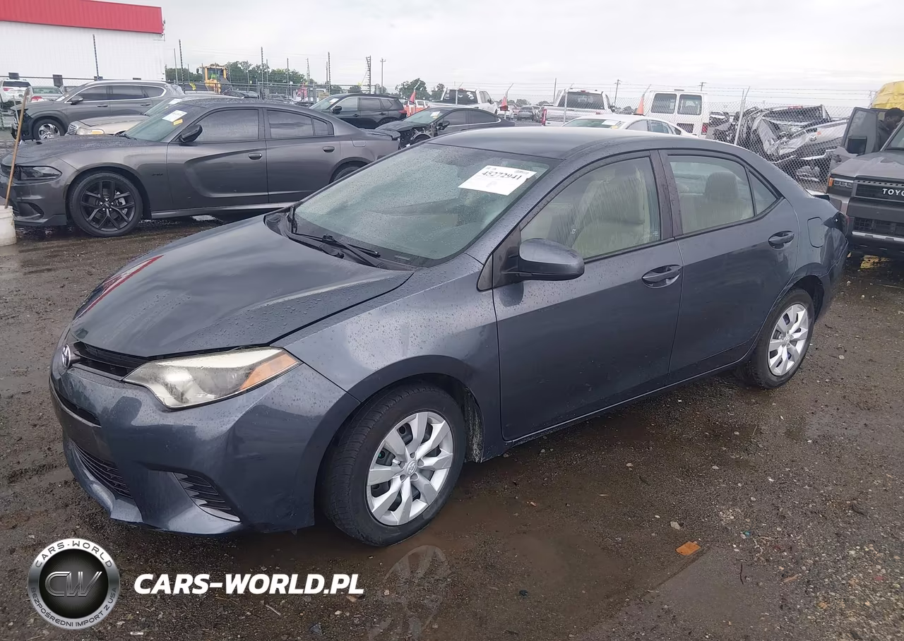 2016 Toyota Corolla Le VIN:5YFBURHE6GP550336 - 2