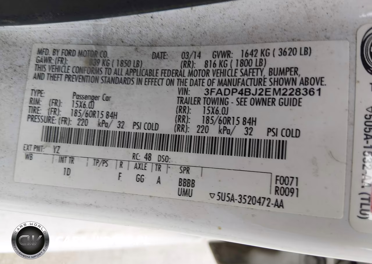 2014 Ford Fiesta Se VIN:3FADP4BJ2EM228361 - 9