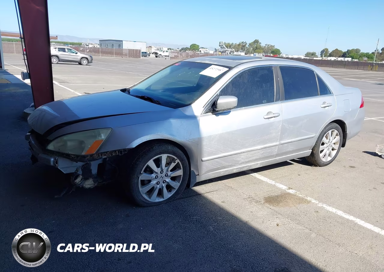 2007 Honda Accord 3.0 Ex VIN:1HGCM665X7A077584 - 2