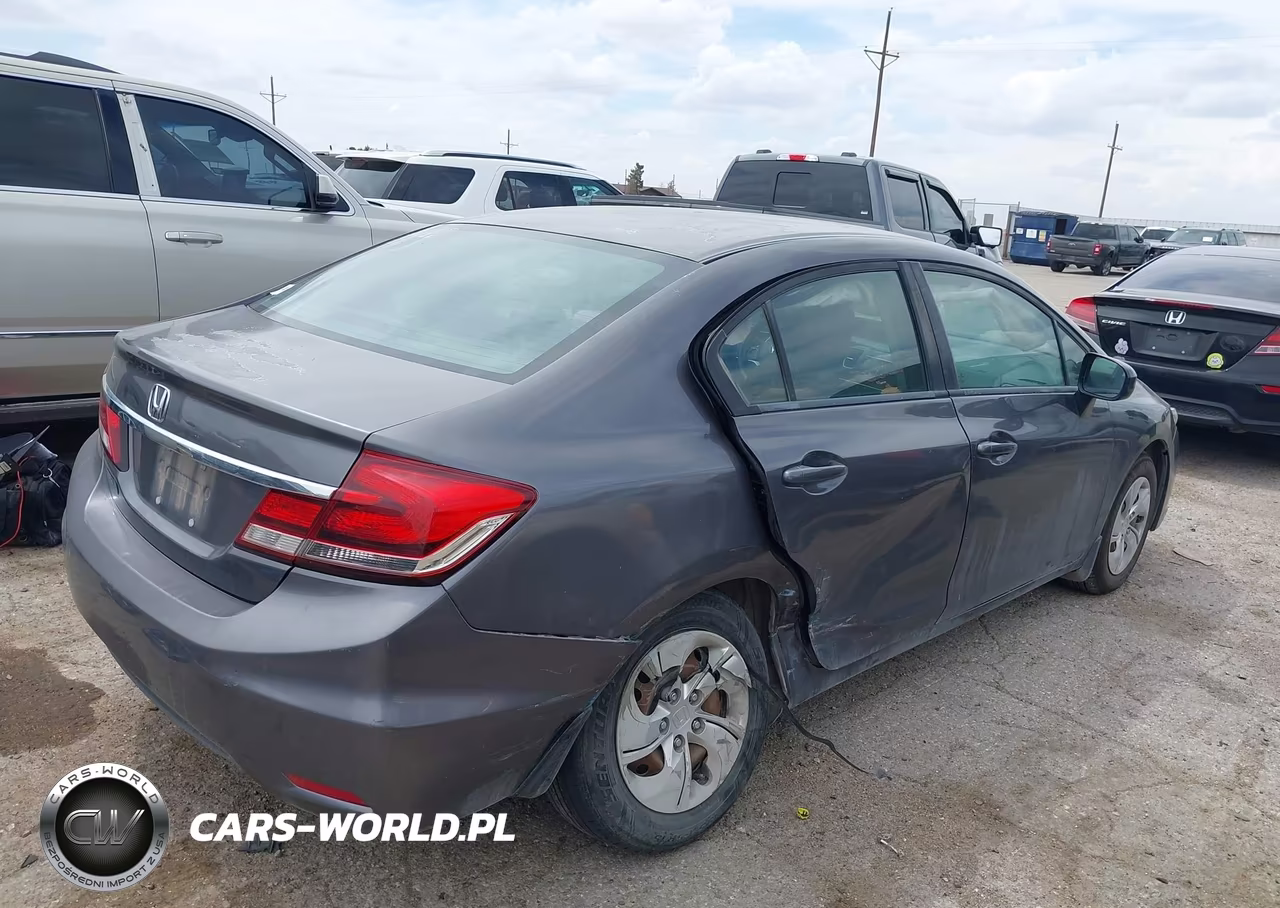 2015 Honda Civic Lx VIN:19XFB2F57FE120753 - 4