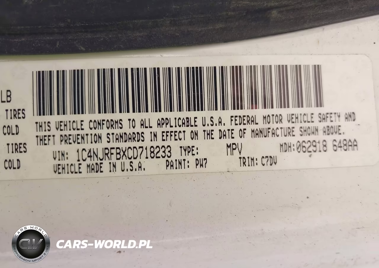 2012 Jeep Patriot Latitude VIN:1C4NJRFBXCD718233 - 9