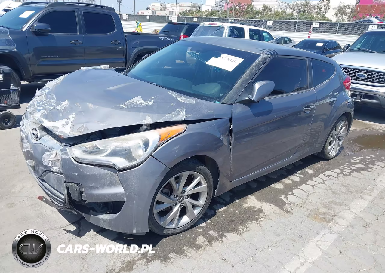 2017 Hyundai Veloster VIN:KMHTC6AD1HU307394 - 2