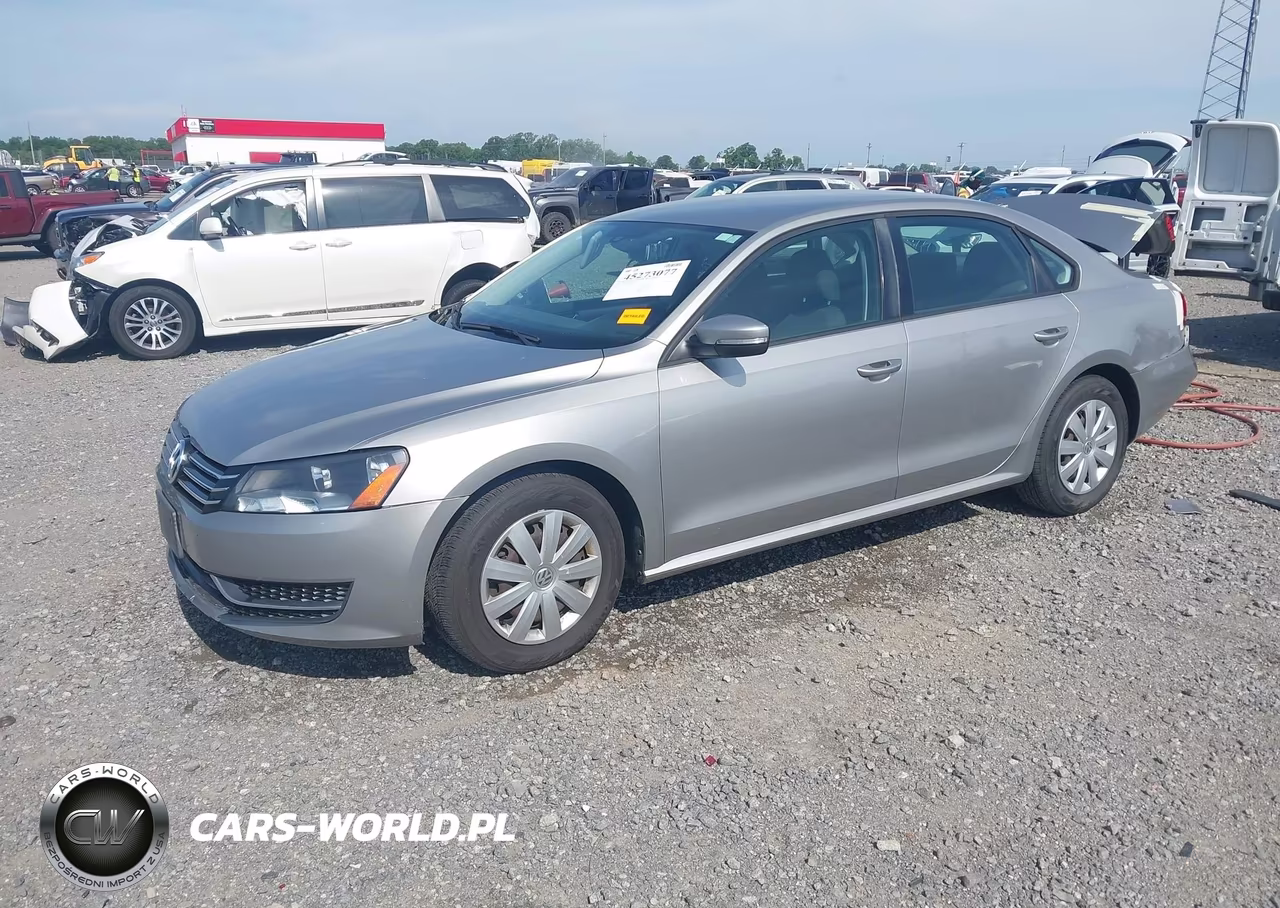 2013 Volkswagen Passat 2.5L S VIN:1VWAP7A30DC041618 - 2