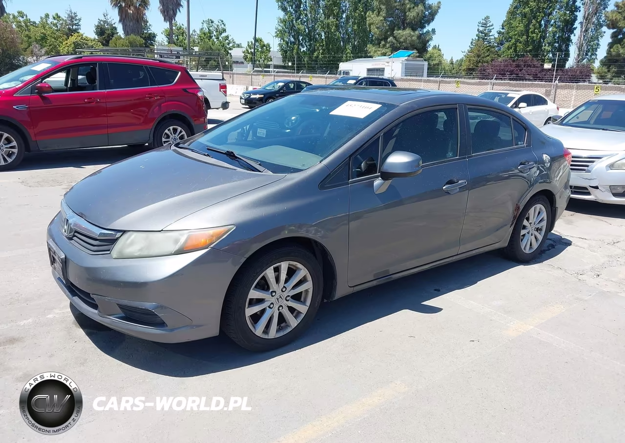 2012 Honda Civic Ex VIN:2HGFB2F82CH540884 - 2