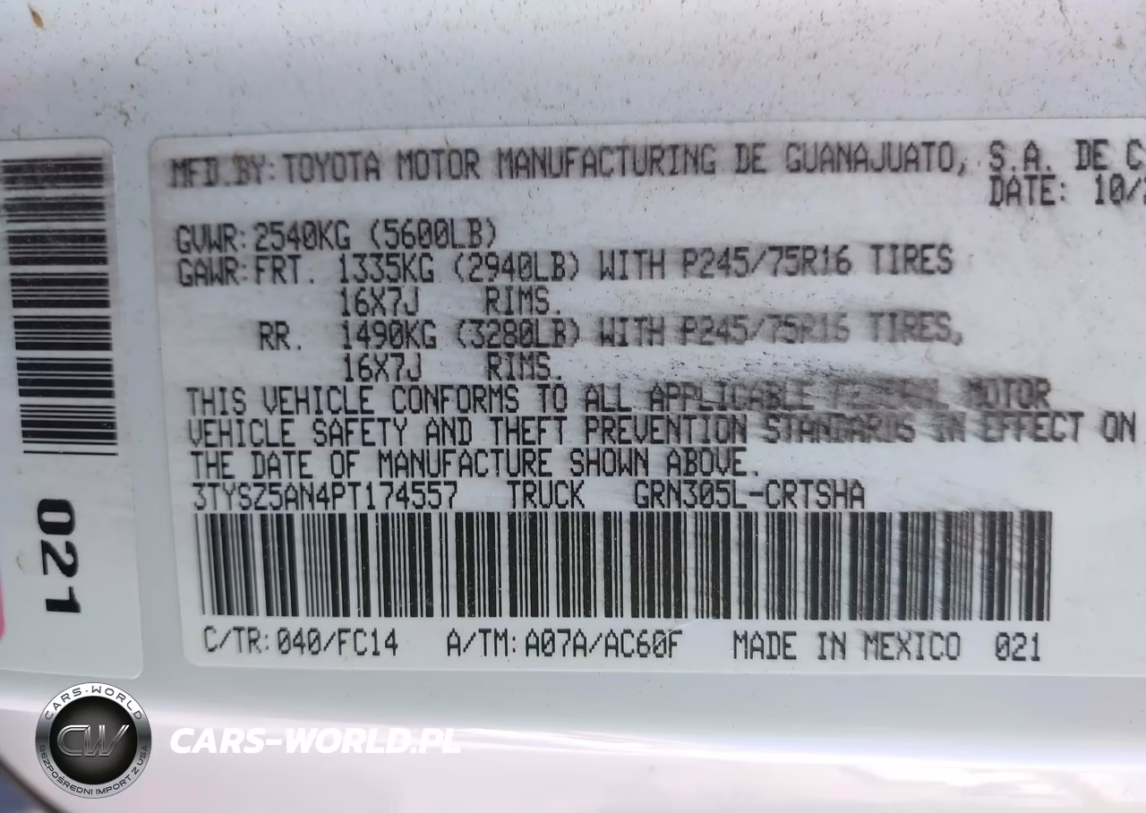 2023 Toyota Tacoma Sr5 V6 VIN:3TYSZ5AN4PT174557 - 9