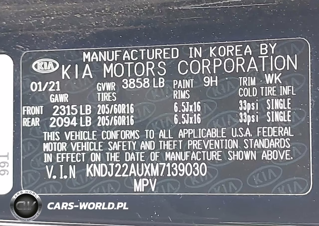 2021 Kia Soul Lx VIN:KNDJ22AUXM7139030 - 9