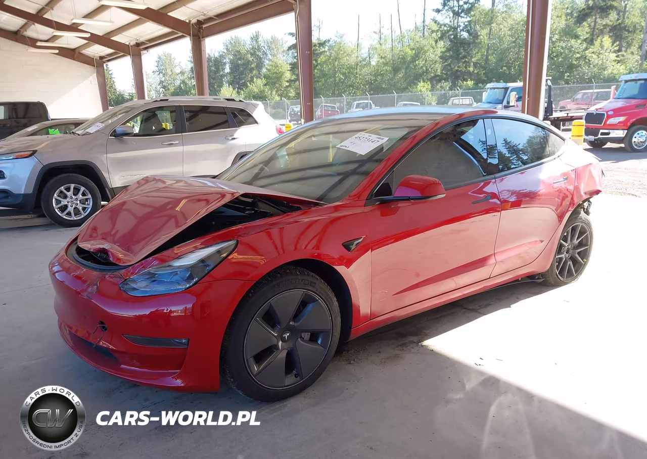 2022 Tesla Model 3 Long Range Dual Motor All-Wheel Drive VIN:5YJ3E1EB3NF122990 - 2