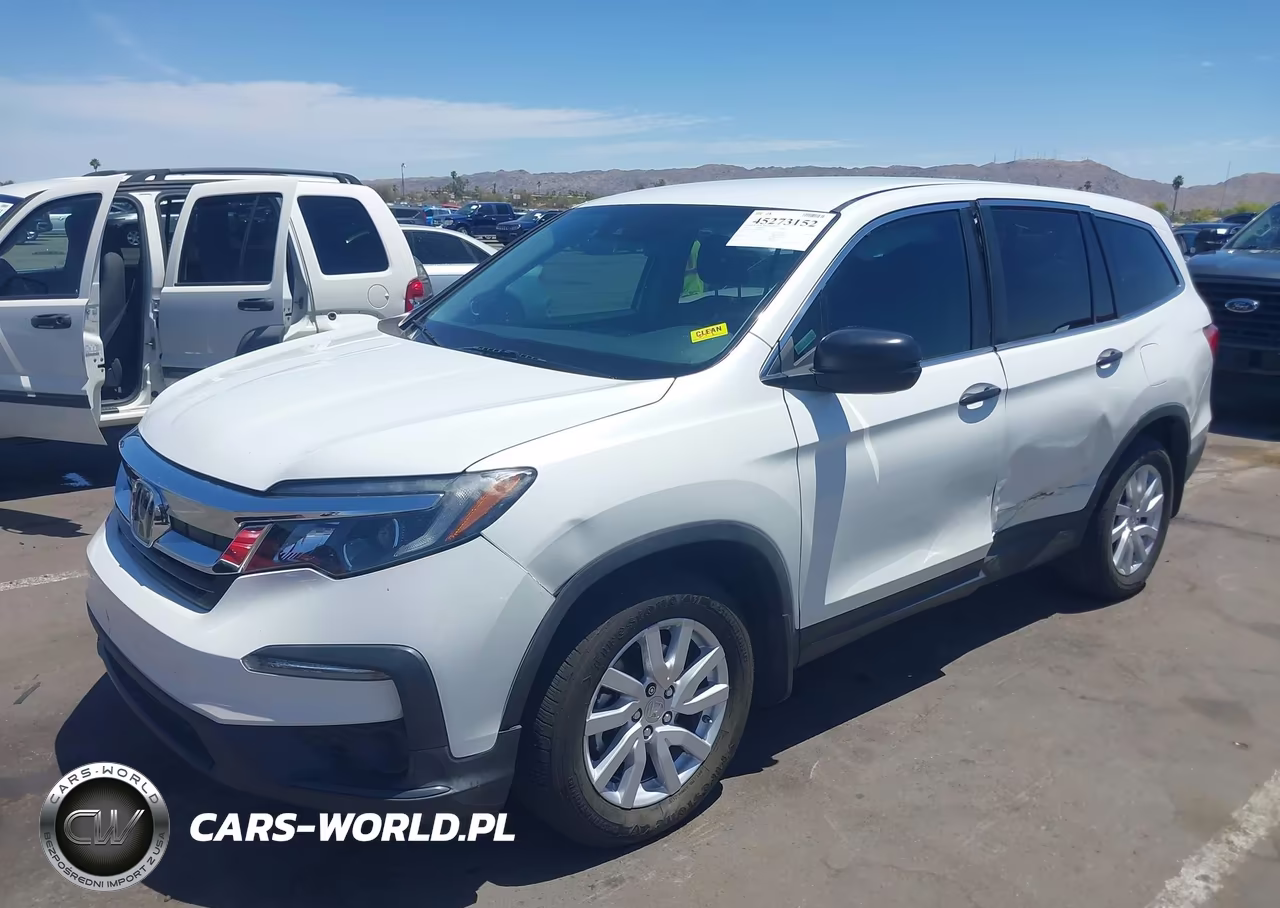 2020 Honda Pilot 2Wd Lx VIN:5FNYF5H11LB028293 - 2
