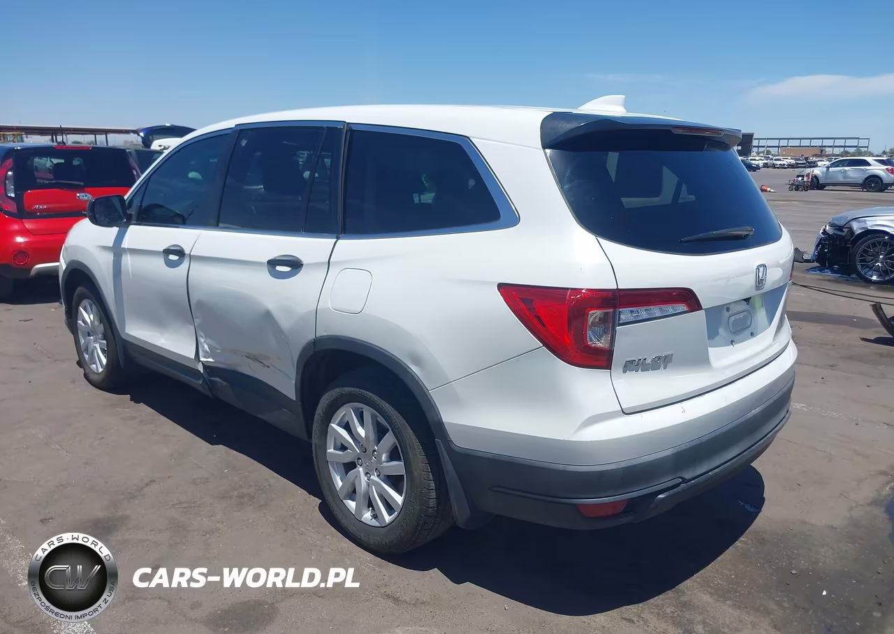 2020 Honda Pilot 2Wd Lx VIN:5FNYF5H11LB028293 - 3