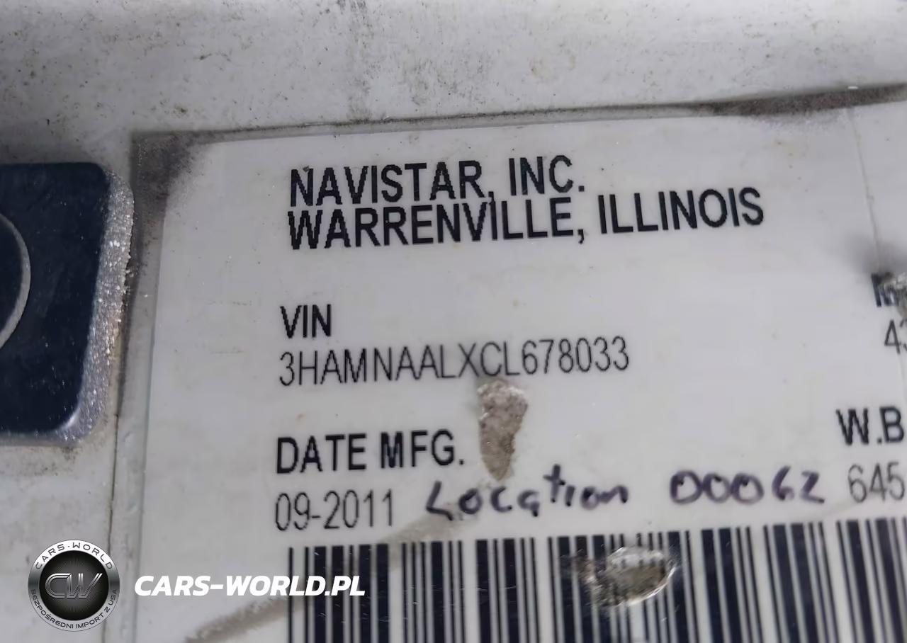 2012 International 4000 4300 Lp VIN:3HAMNAALXCL678033 - 8