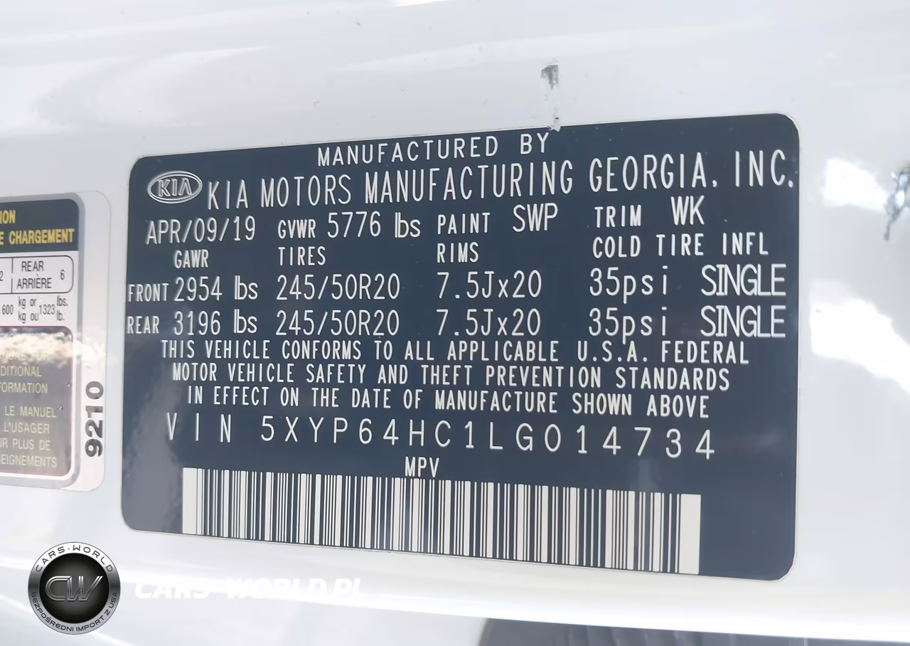 2020 Kia Telluride S VIN:5XYP64HC1LG014734 - 9