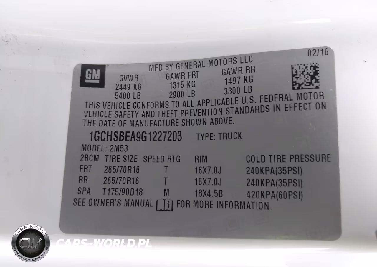 2016 Chevrolet Colorado Wt VIN:1GCHSBEA9G1227203 - 9