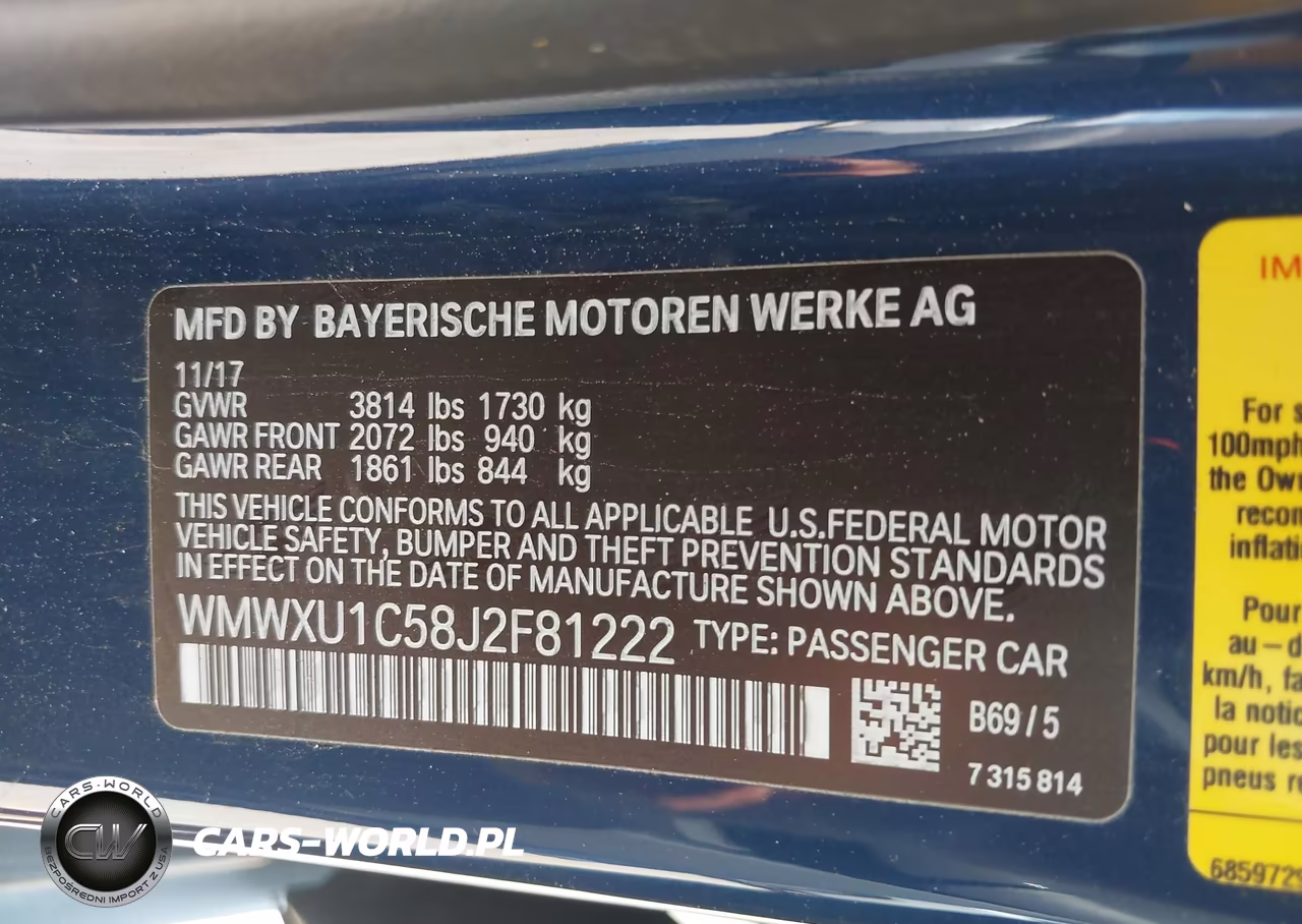2018 Mini Hardtop Cooper VIN:WMWXU1C58J2F81222 - 9