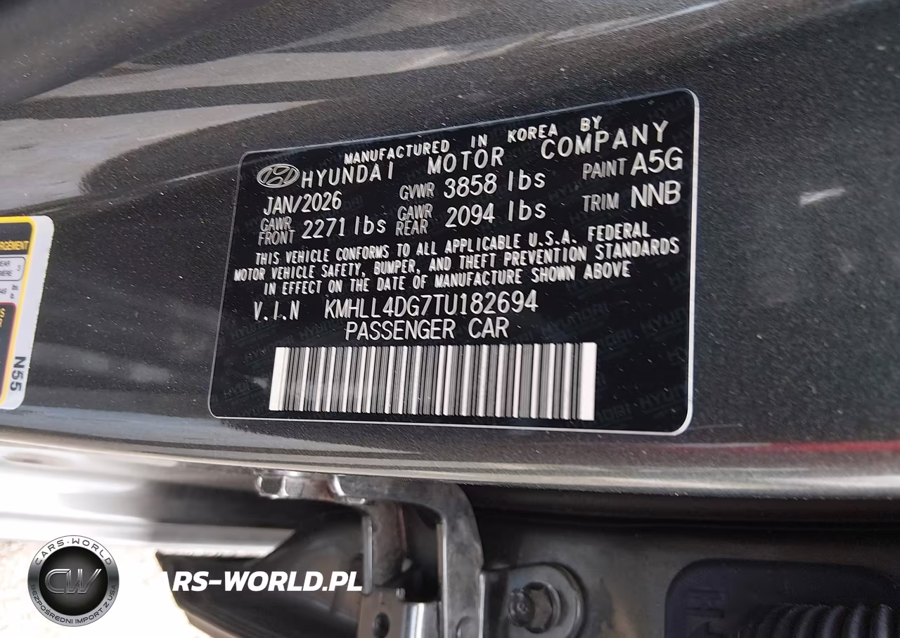 2026 Hyundai Elantra Se VIN:KMHLL4DG7TU182694 - 9