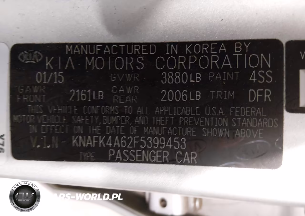 2015 Kia Forte Lx VIN:KNAFK4A62F5399453 - 9