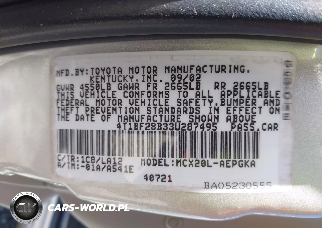 2003 Toyota Avalon Xls VIN:4T1BF28B33U287495 - 9
