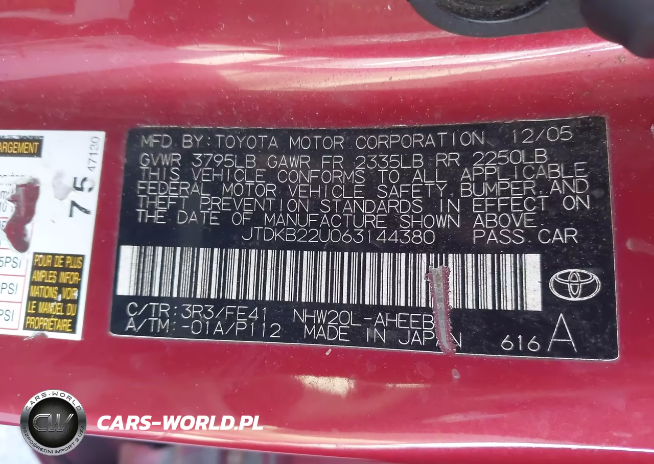 2006 Toyota Prius VIN:JTDKB22U063144380 - 9