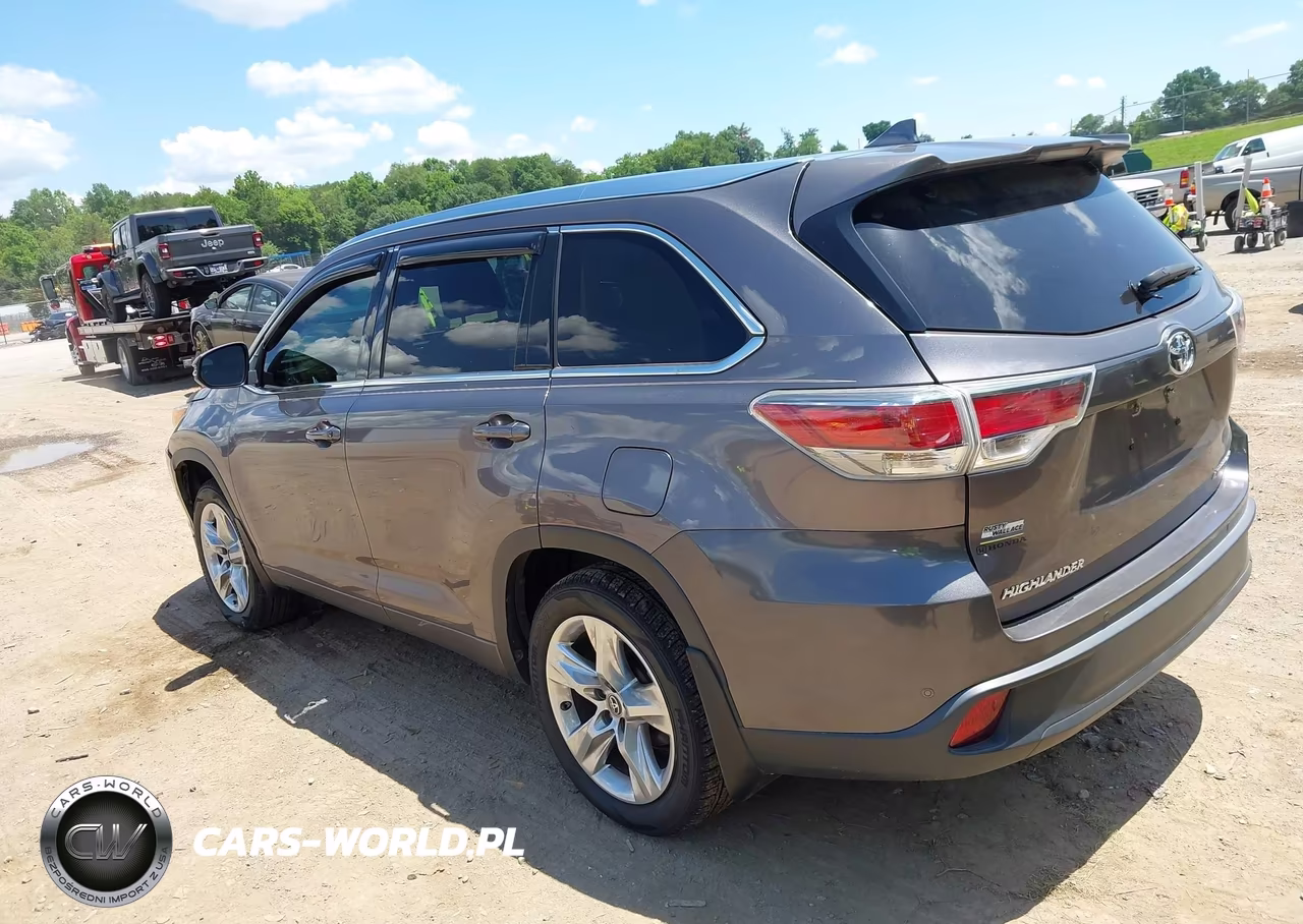 2016 Toyota Highlander Limited V6 VIN:5TDDKRFHXGS268753 - 3